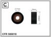 CAFFARO 500018 Tensioner Pulley, v-ribbed belt